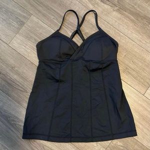 Lululemon black rehearsal tank